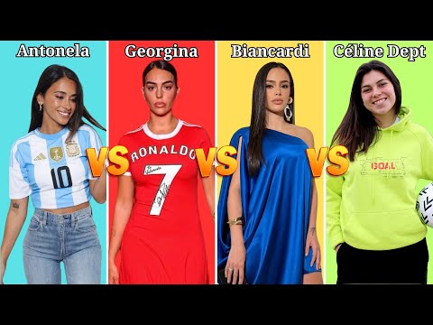 Comparison: Antonella Roccuzzo vs Georgina Rodríguez vs Bruna Biancardi vs Céline Dept