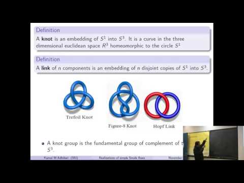 Realizations of simple Smale flows using n-band templates (n=3, 4) - Kamal Adhikari