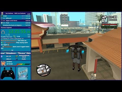 GTA San Andreas 100% Speedrun Practice - Hugo_One Twitch Stream - 3/14/2019