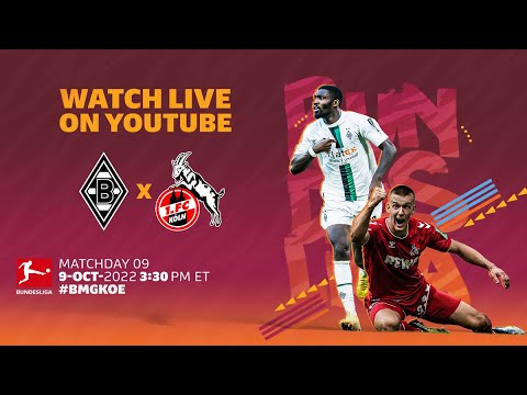 🔴 LIVE | Borussia M'gladbach - 1. FC Köln | Matchday 9 – Bundesliga 2022/23