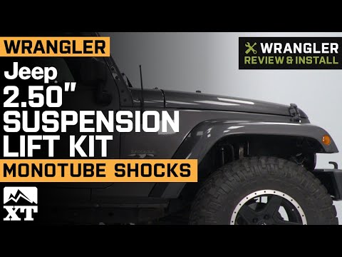 Jeep Wrangler JK Officially Licensed Jeep 2.50-Inch Suspension Lift Kit Review & Install