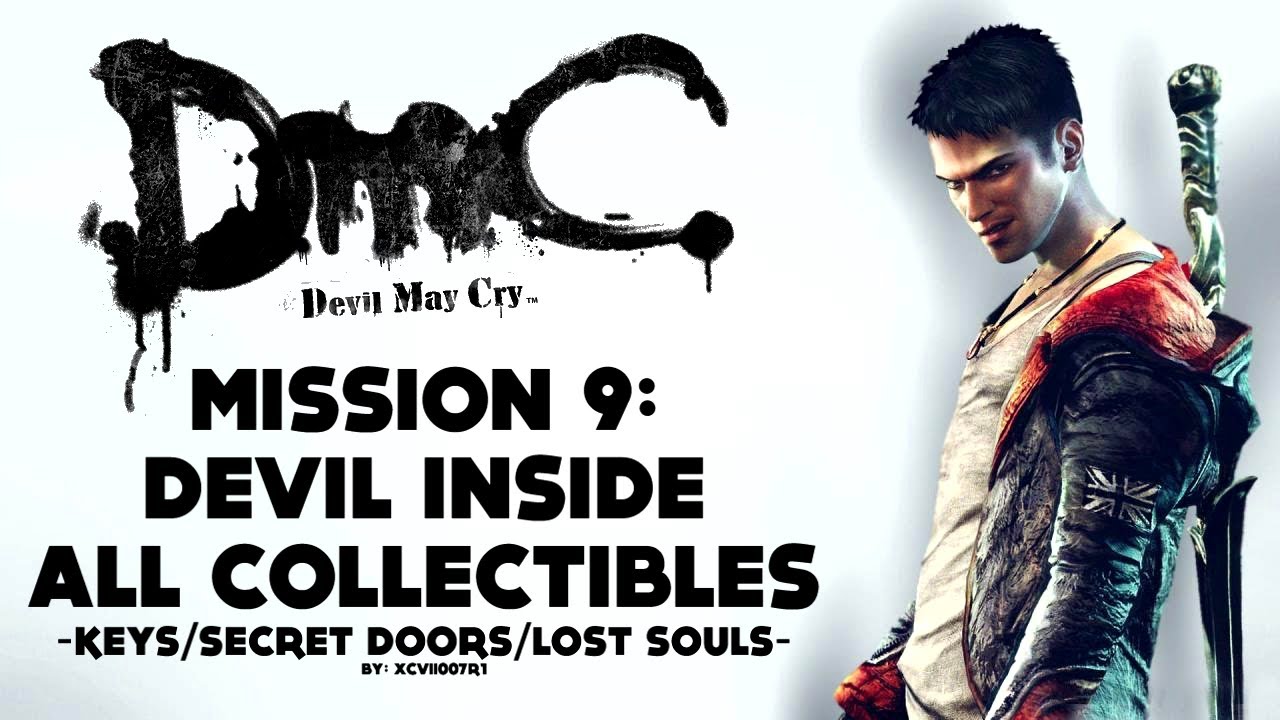 DmC: Devil May Cry - Mission 9: Devil Inside - All Collectibles (Keys, Lost Souls, Secret Doors)