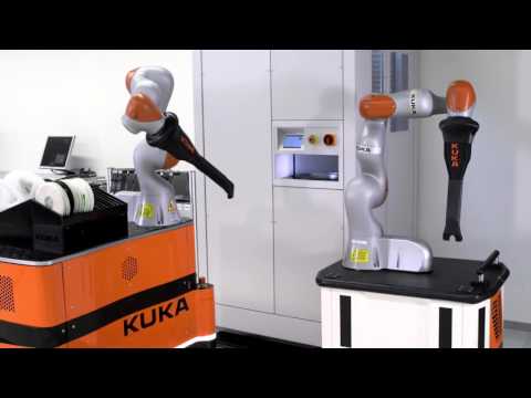 KUKA KMR iiwaおよびKUKA flexFELLOWがASMでの生産を最適化： Video | KUKA