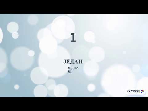 Learn basic Serbian: Numbers