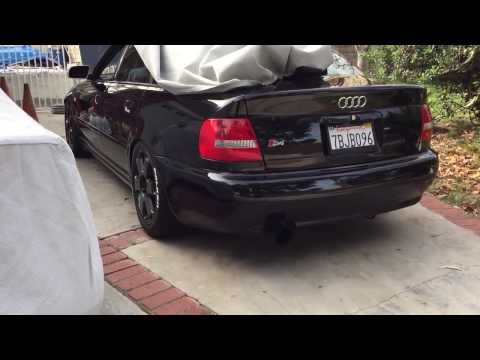 Audi 2000 B5 S4 2.7T Straight Pipe Sound