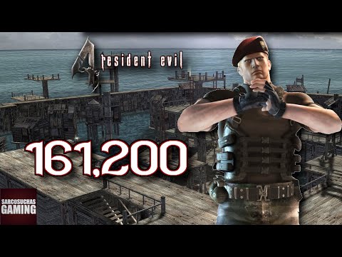 RE4 PC 60fps Mercenaries - Krauser - Waterworld - 161,200