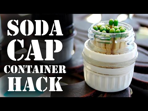 如何製作蘇打蓋容器! (How to Make a Soda Cap Container!)