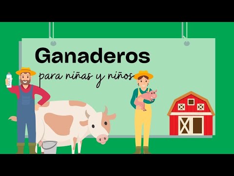 APRENDER sobre LOS GANADEROS para NIÑOS