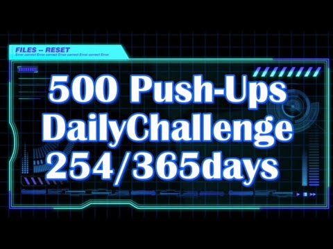 26/04/20 #500Push-Ups DailyChallenge 254/365days