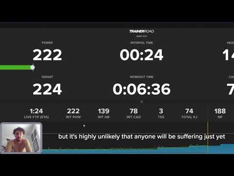 Trainerroad FTP test
