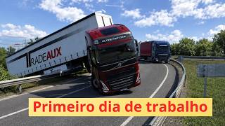 PRIMEIRO DIA DE TRABALHO DEU RUIM (EURO TRUCK 2)