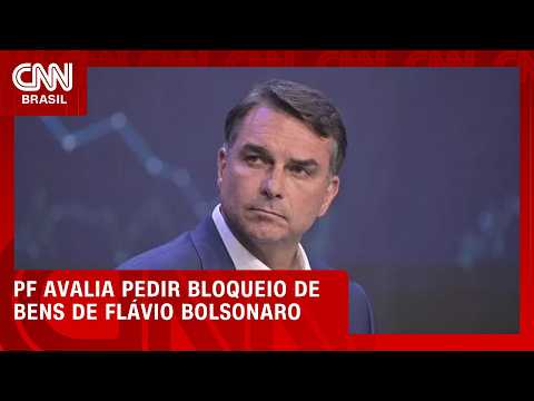 PF avalia pedir bloqueio de bens de Flávio Bolsonaro após fuga | CNN NOVO DIA