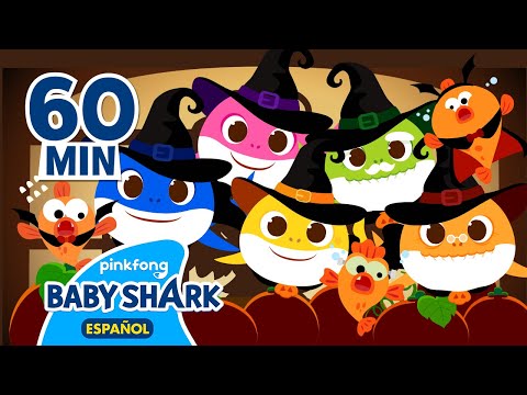 🎃 Tiburones Brujos de Halloween y Los Mejores Videos Infantiles | Mix+ | Baby Shark en español