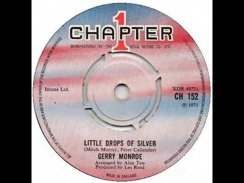UK New Entry 1971 (146) Gerry Monroe - Little Drops Of Silver