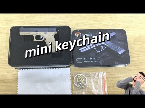 Mini Alloy Glock17 Keychain Unboxing 2022