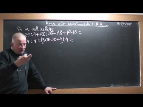 1/2 Lectia 1712 - Clasa 2 - Exercitii cu operatii Impartirea Algoritmul impartirii Probleme diverse