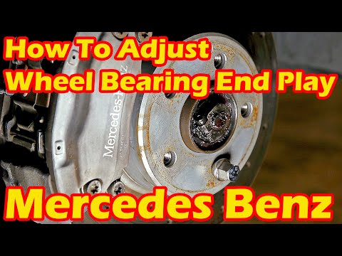 How To Adjust WHEEL BEARING END PLAY On Your Mercedes-Benz  S Class S500 W220
