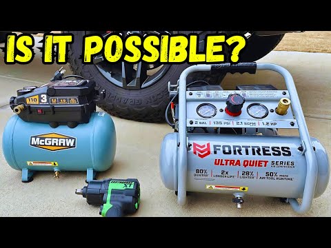 Can a SMALL Air Compressor run an Impact Wrench? Let's SEE!