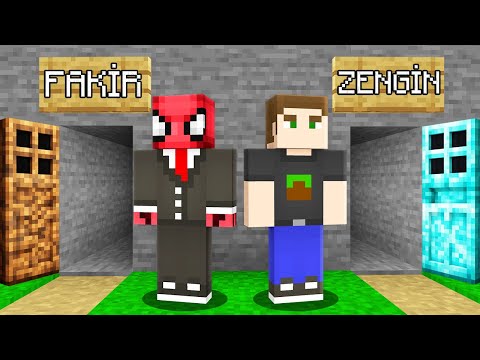 ZENGİN VS FAKİR KAPI - Minecraft