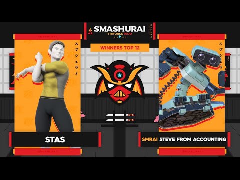 Smashurai: Triforce Dojo - Stas (Wii Fit) Vs. Steve From Accounting (R.O.B. / MSF) Winners Top 12