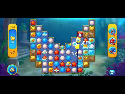 Fishdom 2514 - Hard Level (13 Moves)