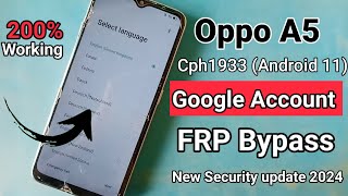 Oppo A5 2020 Frp Bypass !! oppo cph1933 frp bypass!! oppo cph1933 google account bypass!! oppo frp..