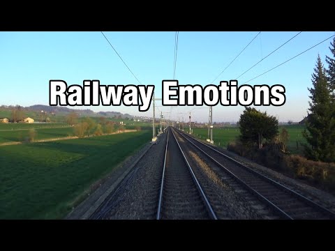 🚆 Führerstandsmitfahrt in einem Pendlerzug am Morgen bei Sonnenaufgang (Schweiz | S25 Muri - Brugg)