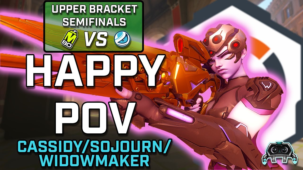 [Happy POV] M80 vs Luminosity Gaming - Upper Bracket Semifinals - NA Main Event - OWCS Stage 2