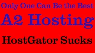 preview picture of video 'HostGator Sucks  | A2 Hosting |  Best Web Hosting Service - Clarence-Rockland, Ontario'
