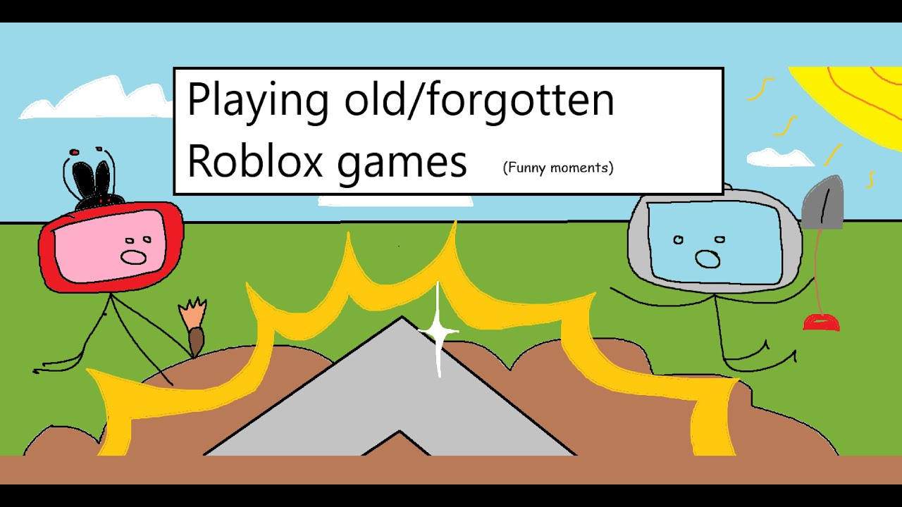 Playing old/forgotten Roblox games, (Funny moments)