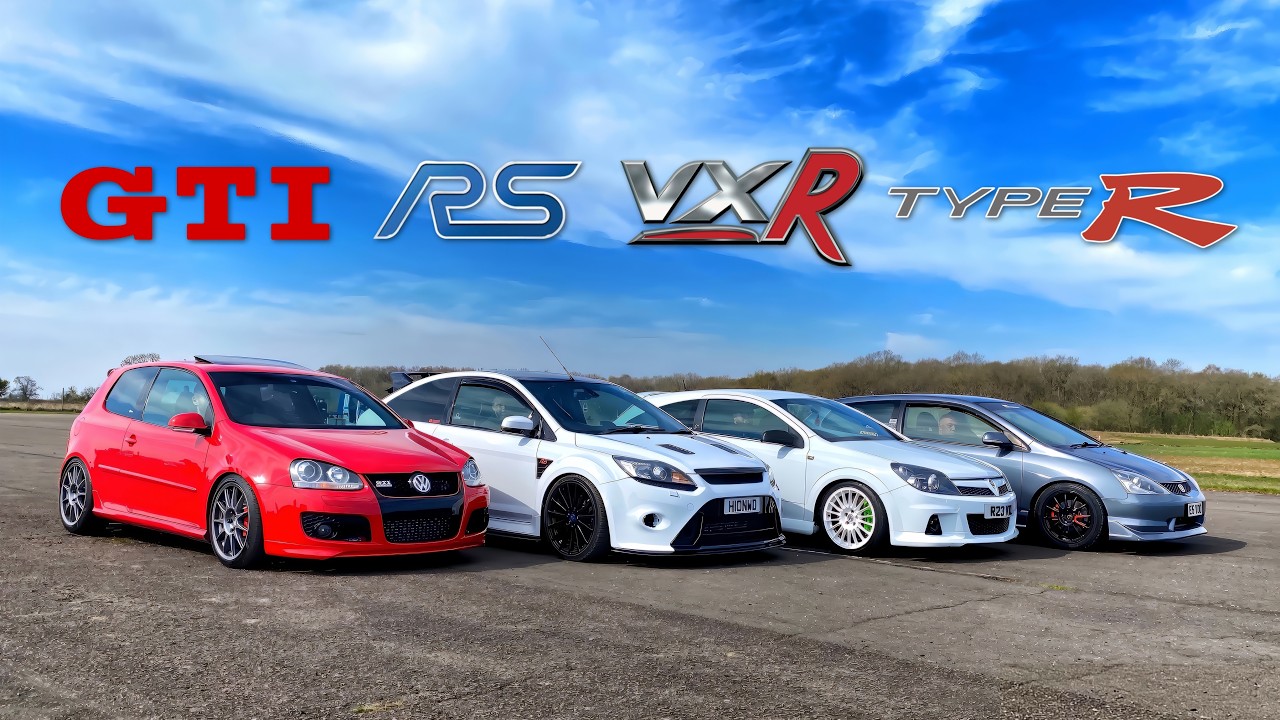 THE FASTEST TUNED HOT HATCH.. VXR vs RS vs TYPE R vs GTI