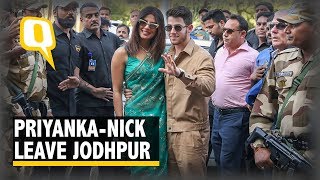 Priyanka Chopra and Nick Jonas Leave from Jodhpur After Their Wedding.