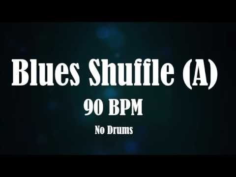 Chicago Blues Shuffle Backing Track for Drummers + Guitar Solo (NO DRUMS)