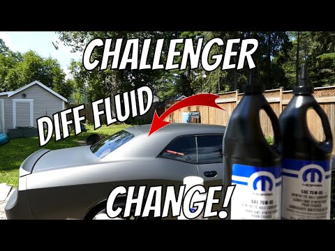 dodge challenger rear differential fluid change