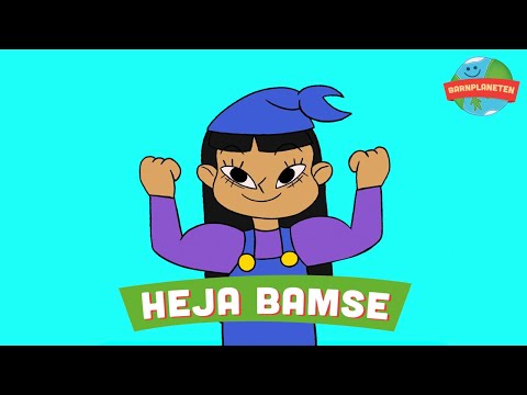 Animerad Barnplaneten video - BAMSE med Poppis