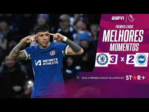 Gols e lances de Chelsea x Brighton