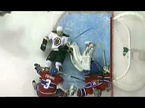 2009. NHL playoff. Game 3. Boston at Montreal.