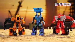 Transforming Construction Vehicle Robot Toy | 2-in-1 Action Fun