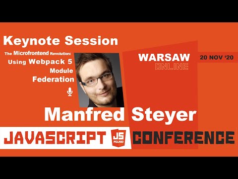 JS POLAND - Manfred Steyer - The Microfrontend Revolution: Using Webpack 5 Module Federation