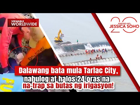 Dalawang bata, nahulog at halos 24 oras na na-trap sa butas ng irigasyon! | Kapuso Mo, Jessica Soho