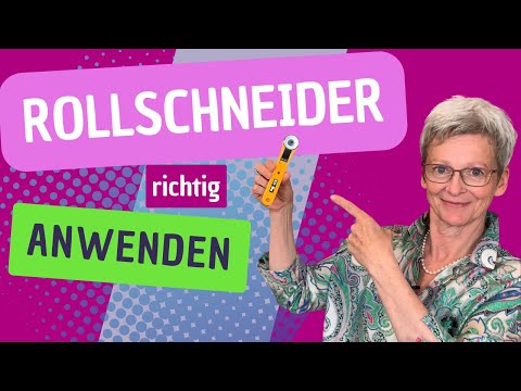 How to use a rotary cutter correctly