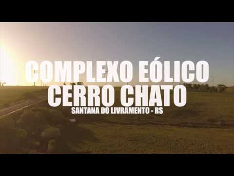 Parque Eólico em Cerro Chato Santana do Livramento - Filmagem Aérea com Drone