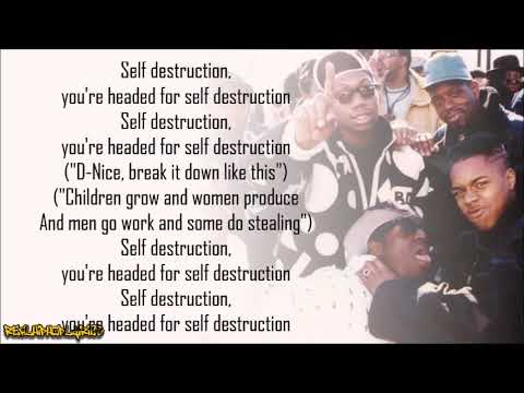 The Stop the Violence Movement - Self Destruction (Lyrics)