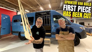 Building An INSANE VAN With INSIDE DOG STAIRS. Cabinets Start Today