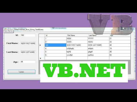 VB.NET - How To Update Selected DataGridView Row With TextBox Using VB.NET [ With Source Code ]