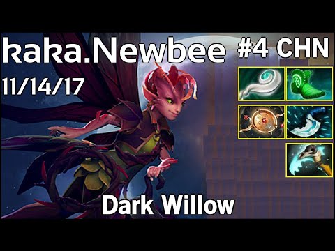 Support kaka [Newbee] Dark Willow - Dota 2  7.18