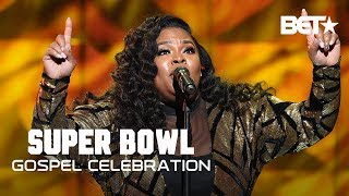Tasha Cobbs Leonard Feels the Spirit During “This is A Move” | Super Bowl Gospel ‘19