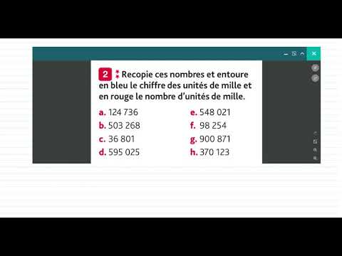 Les grands nombres CM2