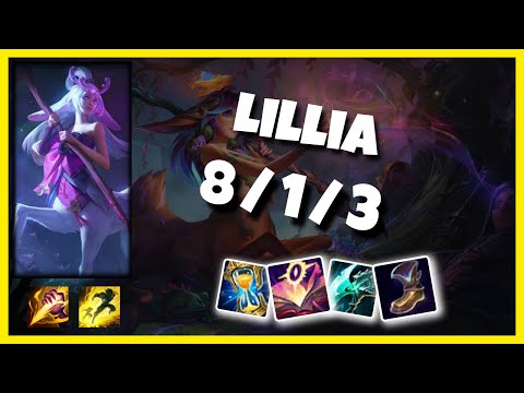 Lillia vs Lee Sin KOREAN Challenger JUNGLE (8/1/3) - v11.1