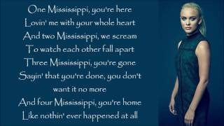 Zara Larsson ~ One Mississippi ~ Lyrics